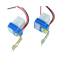 Interruptor de Fotocélula de encendido/apagado automático 10A 12V/24V/110V/220V DC AC Sensor de luz de calle 50-60Hz Sensores ópticos de control de fotos