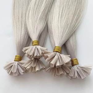 Extensiones de cabello humano virgen con punta en U, extensiones de queratina pre-fabricadas con forma de U, puntas gruesas, cabello ruso para uso en salones de belleza y uso personal. - Product Image 5