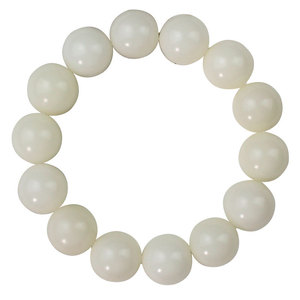 White Bodhi Root <b>Bracelet</b> 16mm Single Circle <b>Men</b> Women Couple Jewelry White Jade Bodhi <b>Beads</b> Zen Buddhist Prayer <b>Beads</b> - Product Image 5