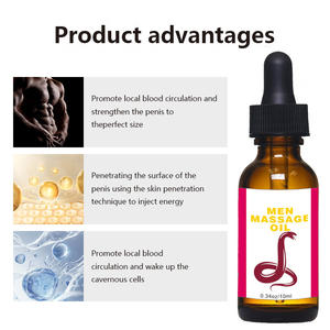 Produits pour adultes, huile essentielle pour massage masculin, intensifie les sensations, puissance de l'orgasme, XXL, agrandissement, naturel, biologique, plantes pures - Product Image 2