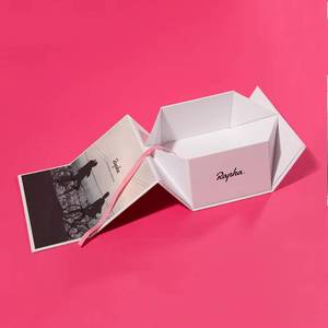Emballage en carton rigide personnalisé avec logo imprimé en couleur, fermeture magnétique pliable, boîte cadeau de luxe - Product Image 1