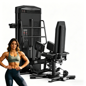 Máquina de Gimnasio Comercial para Ejercicios de Fuerza con Pesas, <span class=keywords><strong>Abductor</strong></span> y Aductor de Cadera, para Muslos Internos y Externos - Product Image 1
