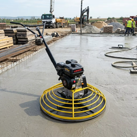 Machine de finition du béton à essence industrielle pour le lissage des sols en ciment et le polissage des surfaces en béton