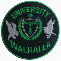Écusson brodé personnalisé avec logo de marque, badge en tissu, applique brodée thermocollante pour vêtements