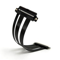 Câble Riser PCIe 5.0 X16 10-60cm pour Cartes Graphiques de Bureau 128 Go/s Qualité Industrielle Serveur