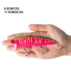 Leurre de pêche à longue portée pour la pêche en surface, avec plusieurs yeux 3D, type minnow - Product Image 3