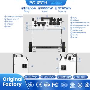 Générateur solaire 110 V à forte capacité de batterie (5 kW, 6 kW) pour les situations d'urgence – Vente flash - Product Image 2