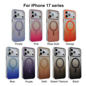 Ốp điện thoại iPhone 17 Pro Max chống sốc, nam châm N52 siêu mạnh, họa tiết điểm sóng, công nghệ IMD, mờ nhám - Product Image 6