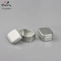 Nouveautés : Boîte métallique rectangulaire mini de 60 ml en aluminium avec couvercle coulissant, sérigraphiée, pour capsules de médicaments, pilules, emballage cosmétique