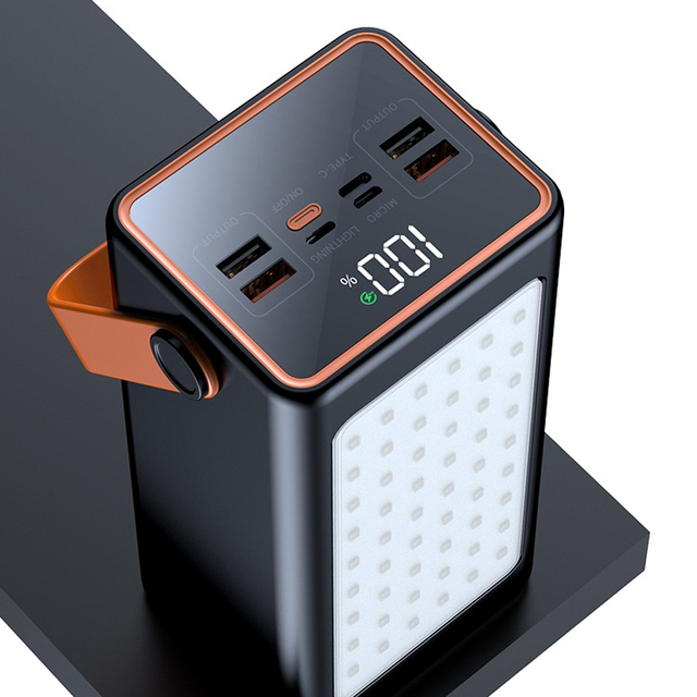High Capacity Power Bank 100000mah PD 100w Super Fast Charging Outdoor Travel Portable Power Banks Power Station