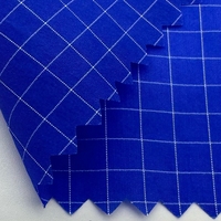 Veste ultra-fine bicolore en nylon et polyester, tissée, imperméable, respirante et anti-humidité, à grille carrée de 0,5 cm, 400T 20D, pour costume, fabriquée en usine