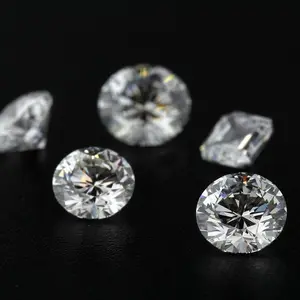 Wholesale Moisanite GRA Stones D EF Color 1mm-8mm Diamond Loose Moissanite For Make Jewelry