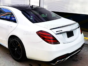 Aileron de coffre arrière pour Mercedes Benz Classe S W222 S300 S350 S400 S500 S550 S63 4 portes 2014-2020 - Product Image 5