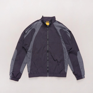 トラックスーツ防水ナイロンサイドストライプウインドブレーカースタンドカラーロゴブランド反射ストリップ - Product Image 2