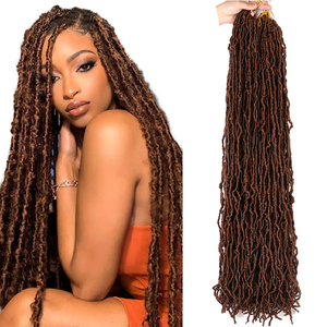Treccine all'uncinetto Nu Faux Locs da 36 pollici all'ingrosso, capelli morbidi per trecce, pre-looped, ricci all'uncinetto, estesi per donna - Product Image 1