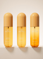 Nouveau flacon de parfum en forme de capsule avec impression de logo et personnalisation des couleurs, vaporisateur fin et pompe à lotion pour cosmétiques