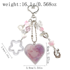 Llavero de Anime de Proyecto Sekai con Personajes de <span class=keywords><strong>Mizuki</strong></span> y Ena, Diseño de Alien, Versión 2, Regalo de Cosplay para Fans - Product Image 3