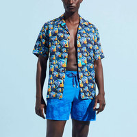 Fabricant de vêtements OEM, shorts de surf personnalisés pour hommes, shorts réactifs à l'eau pour l'été
