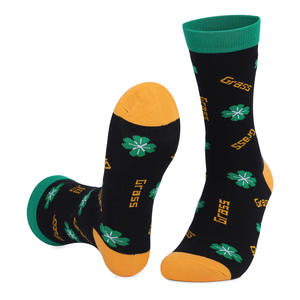 <span class=keywords><strong>Chaussettes</strong></span> d'équipage en jacquard personnalisé Fun Pop Culture Conversation Starter <span class=keywords><strong>Chaussettes</strong></span> tricotées à usage quotidien avec logo sur la manchette 1 paire pour l'hiver - Product Image 2