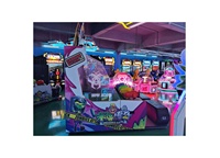 Machine de jeu d'eau de tir à 4 joueurs pour divertissement intérieur, équipement de jeu d'eau pour centre de jeux, tireur d'eau pour enfants