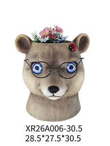 กระถางดอกไม้รูปวัวเรซิ่นสำหรับตกแต่งสวน ตกแต่งสนามหญ้า ระเบียงบ้าน - Product Image 6