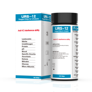 Bandelettes de test <span class=keywords><strong>urinaire</strong></span> URS-12, analyse 12-en-1, réactif pour la détection de l'<span class=keywords><strong>albumine</strong></span>, des globules blancs et du glucose, durée de conservation de 2 ans, 100 unités - Product Image 2