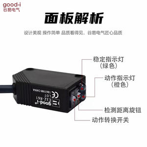 E3Z-R61 เซ็นเซอร์โฟโตอิเล็กทริคแบบออปติคอล แบบสะท้อนแสง NPN พร้อมตัวสะท้อนแสง ปรับระยะได้สูงสุด 2.5 เมตร - Product Image 4