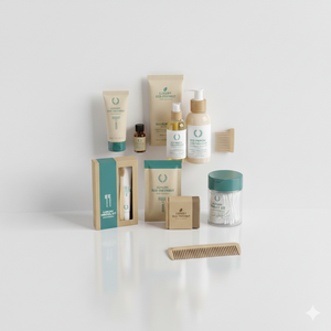 Set de Amenidades Ecológicas de Lujo para Hoteles, Empaque Biodegradable, Suministros de Hostelería, Marca OEM, Hecho en EE. UU. - Product Image 2