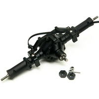 Kit de varillaje de dirección mecanizado de aleación de aluminio 4WD de alta resistencia para eje trasero de coche RC Rock Crawler 1/10 A103008