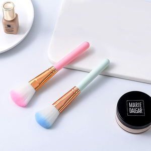 2024 nuevo estilo OEM logotipo personalizado mujer cosmético rubor en polvo brocha de maquillaje BabyPink azul pelo suave belleza esencial brocha de afeitar - Product Image 4