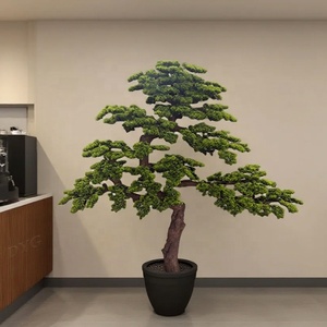 Cây <span class=keywords><strong>Bonsai</strong></span> nhân tạo lớn, dùng trong nhà và ngoài trời, tùy chỉnh theo yêu cầu nhà máy, cây thông xanh nhân tạo dùng làm vật trang trí trung tâm sân vườn - Product Image 2