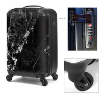 Nuevo modelo Diseño personalizado Equipaje transparente PC ABS Trolley Equipaje Estuche de equipaje Diseño personalizado Trolley Equipaje