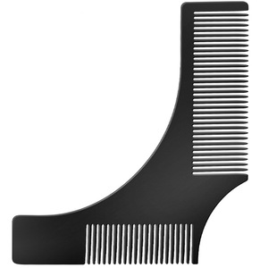 Outil <span class=keywords><strong>de</strong></span> modelage <span class=keywords><strong>de</strong></span> barbe pour homme, peigne en métal pour cheveux, barbe et <span class=keywords><strong>moustache</strong></span>, peigne à barbe double face, peigne à cheveux et à barbe 2 en 1 - Product Image 3