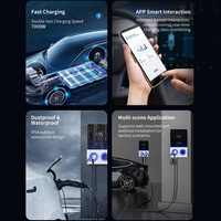 Chargeur EV de type 2 européen, 22 kW, 16 A, 3 phases, borne de recharge murale, IP54, étanche, chargeur électrique pour voiture électrique, pour BMW