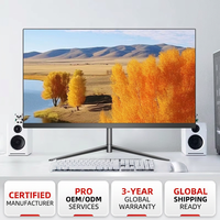 Monitor de Escritorio HD Plano con Panel ASV de 24/27/32 Pulgadas, Pantalla LCD con Retroiluminación LED, Sin Bordes, Color Beige, Tiempo de Respuesta de 5ms, Interfaz de 60Hz-165Hz