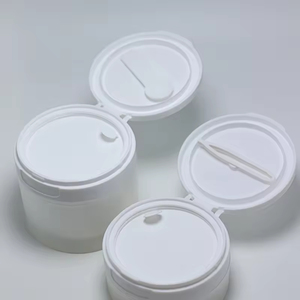 New Arrive 30ml 100ml PP Airless <b>Pump</b> <b>Bottles</b> Plastic White Face Cream Jar for Cosmetic 150g - Product Image 2
