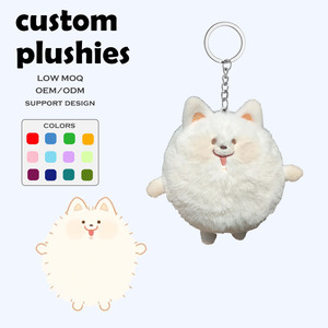 Tùy Chỉnh Fluffy Và Mềm Sang Trọng Con Chó Búp Bê Thú Nhồi Bông Đồ Chơi Động Vật Sang Trọng Puppy Móc Khóa Con Chó Dễ Thương Đồ Chơi Cho Trẻ Em - Product Image 1