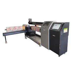 Impresora digital rotativa multitubo, máquina de impresión de ropa de pantalones de yoga