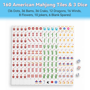 Set di Tessere Mahjong Mini Stampate in 3D a Quattro Colori, Gioco da Tavolo Portatile, Ornamento, Gioco da Tavolo per Famiglie, per Feste al Chiuso e Casa - Product Image 2