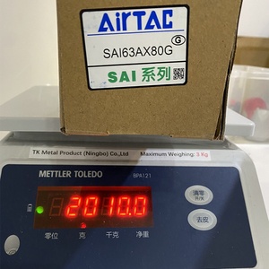 Cilindro Neumático Estándar de Carrera Larga Serie <span class=keywords><strong>SAI</strong></span> SAI100 de AirTAC, Estándar ISO15552 - Product Image 6