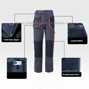 Pantalons <span class=keywords><strong>de</strong></span> <span class=keywords><strong>travail</strong></span> pour hommes, pantalons cargo, électricien, sécurité, imperméable, résistant au chlore, personnalisé, multi-poches, genouillères pour <span class=keywords><strong>junior</strong></span> charpentier - Product Image 4