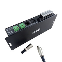 BC-824 24 canaux 860w 12v 1720W 24V pwm led rgb DMX512 décodeur de puissance pilote DMX haute puissance
