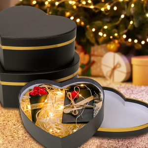 <strong>Flower</strong> Gift Boxes with Lids for Present Heart Shaped <strong>Flower</strong> Boxes for Arrangements Set of 5 Floral Gift <strong>Box</strong> for Valentine's Day - Product Image 4