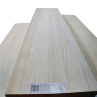 Planche en bois massif de Paulownia de qualité AB, panneau de bois massif économique, épaisseur personnalisée pour meubles, production en gros de cercueils