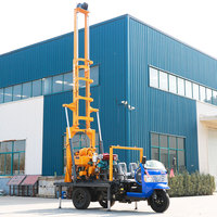 Foreuse hydraulique mobile montée sur camion, alimentée au diesel, modèle XYC-200A, pour forage de puits d'eau profonds de 300 m et exploration géotechnique