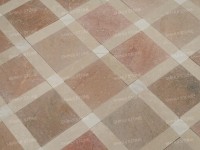 Carreaux de mosaïque en marbre naturel (Roxa Zarci, Botticino, Volakas) pour murs et sols de villas, salles de bain et hôtels – Design élégant et moderne