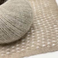 Vente en gros de fil de mohair pour enfants fil de laine mélangée pour tricoter à la main pull pour bébé