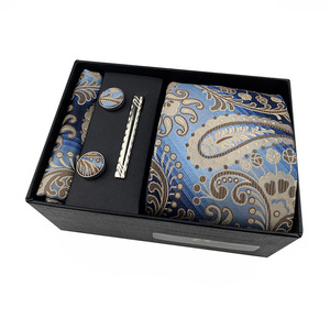 Carré de poche bon marché en gros Cravatte E accessoires bouton de manchette ensemble de cravates et foulards de poche cravates pour hommes ensemble de cravates - Product Image 5
