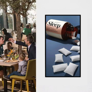 55 inch hình ảnh thông minh LED truyền hình 4K Độ phân giải 178 ° góc nhìn TV - Product Image 3