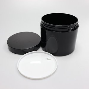 할인 50g 100g 알루미늄 광택 나사 탑 PCR 및 PP 재료 두께 화장품 크림 벽 플라스틱 항아리 - Product Image 3